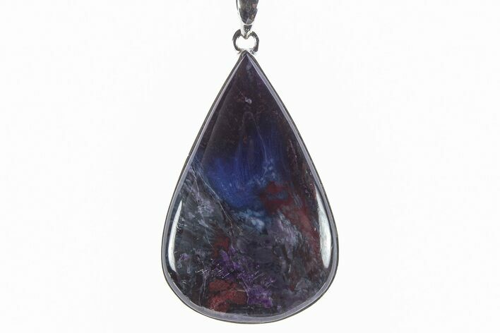 Blue/Purple Sugilite & Richterite Pendant - Sterling Silver #246759